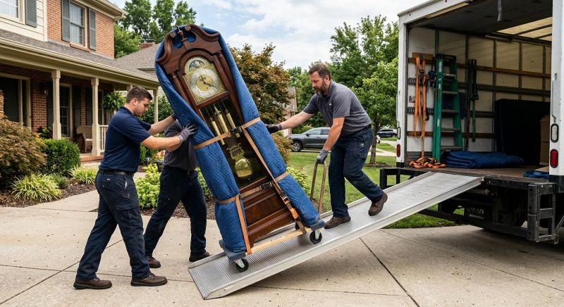 Grandfather Clock Moving in Mooresville, NC